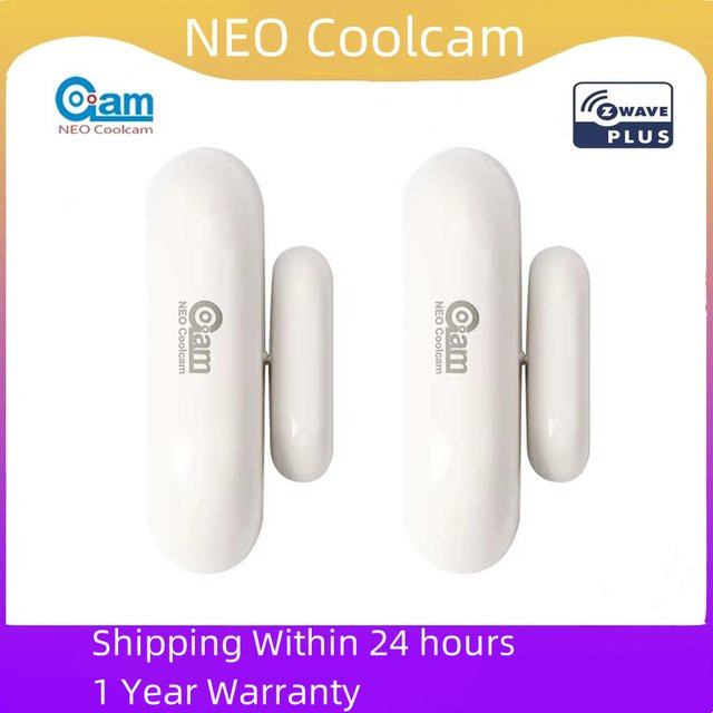 NEO Coolcam Z-Wave Plus Smart Tür-Fenster-Sensor für Smart Home Automation, Farbe: Weiß, EU 868,4 MHz, kompatibel mit Smartthings - Bild 1