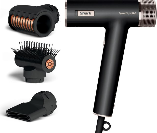 Shark SpeedStyle Pro 3-in-1 Haartrockner HD731EU in Schwarz - Bild 1