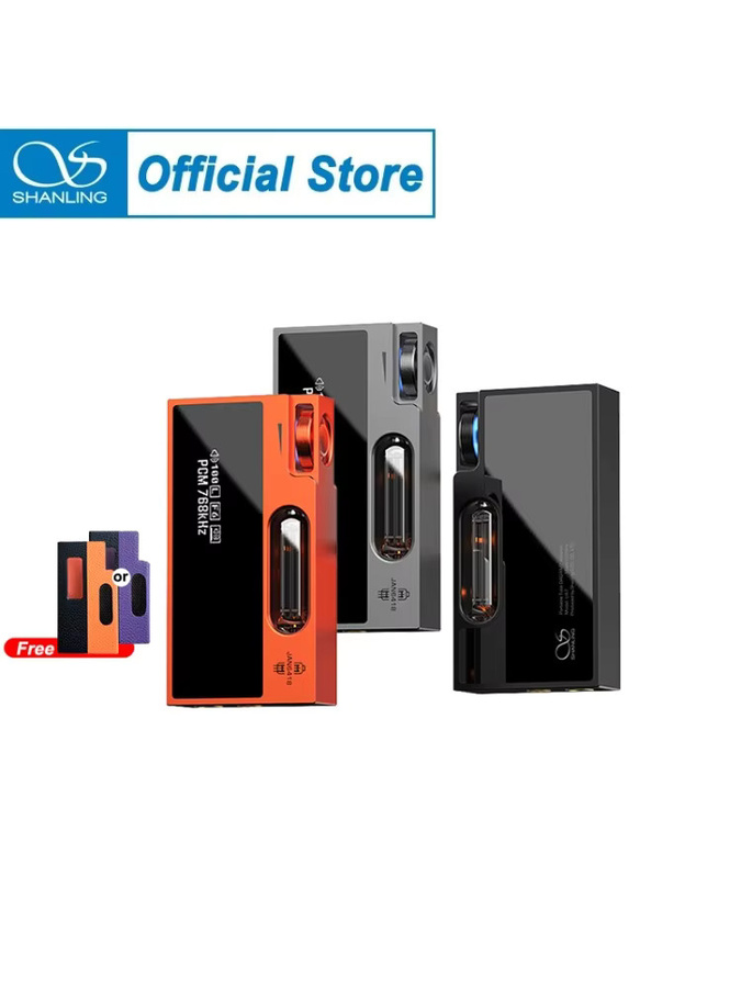 SHANLING UA7 Tragbarer USB-DAC-AMP-Röhrentransistor Dual-Modus HiFi-Audio-Dongle mit 44 mm symmetrischem Design in Orange oder Purple - Bild 5