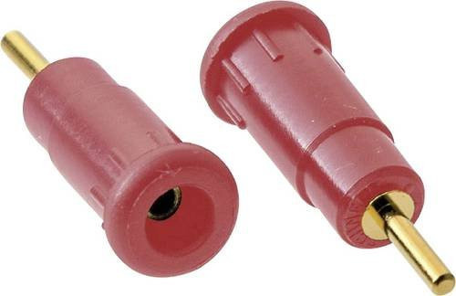 Schnepp BU 2800/RT Sicherheits-Laborbuchse zum Einbau in Rot mit 2mm Stift-Durchmesser - Bild 1
