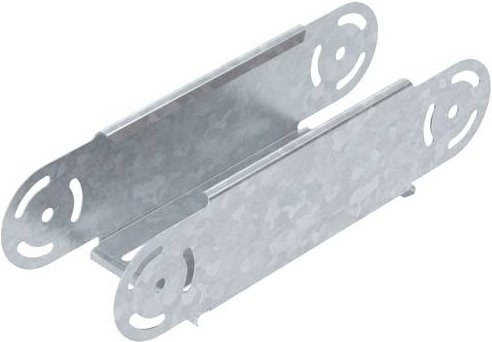 OBO Bettermann Bogen aus Metall in Silber, Breite: 100 mm, Höhe: 85 mm - Bild 1