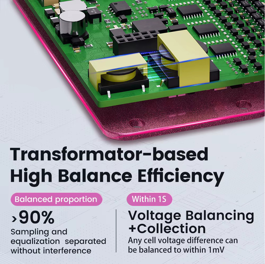 ANT BMS Active Balance Smart BMS mit Bluetooth und RS485 für LiFePO4, Li-Ion und LTO Akkupacks (13S-24S, 48V-72V) - Bild 4
