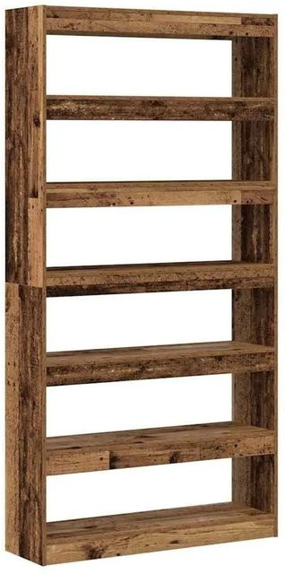 vidaXL Bücherregal aus Holzwerkstoff in Braun, Modernes Standregal für Wohnzimmer und Home Office, B/T/H: 100 x 30 x 198 cm - Bild 1
