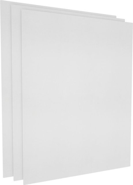 VBS Malpappe weiß, 3 Stück, B: 18 cm x H: 24 cm - Bild 1
