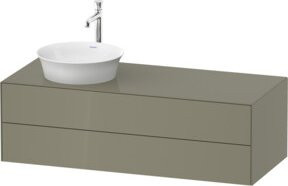 Duravit Waschtischunterschrank White Tulip in White, Breite: 130 cm, Tiefe: 55 cm, Höhe: 40,8 cm - Bild 1