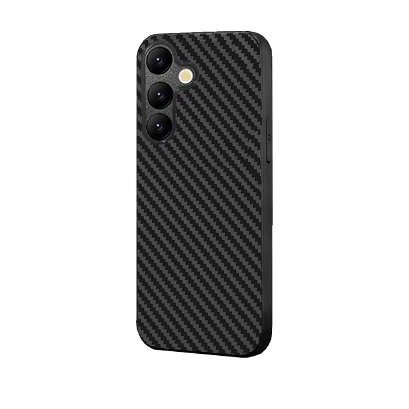 Leder-Handyhülle mit Carbonfaser-Streifen für Samsung Galaxy A57 A56 A55 A37 A35 A36 A26 A25 A17 A16 A15 A14 A12 in Schwarz - Bild 2