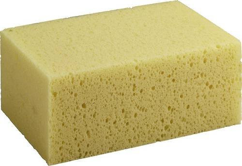 Kwb Allzweck- und Fliesenschwamm in Gelb, B/T/H: 16,5 x 11,0 x 6,0 cm - Bild 1