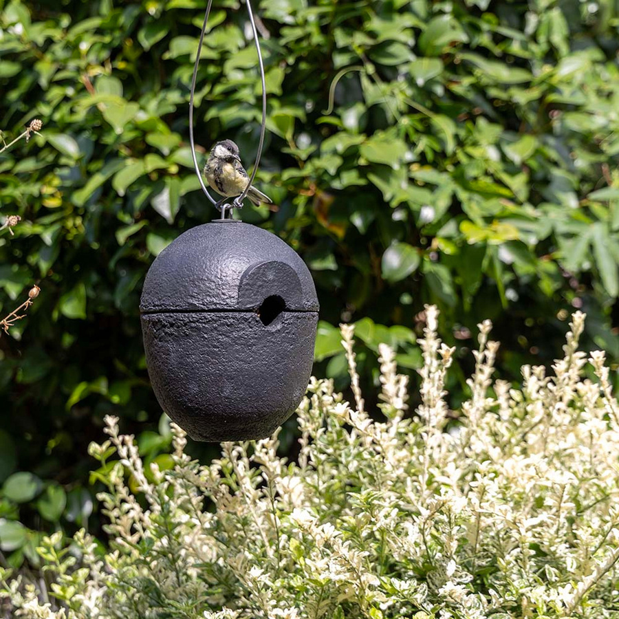 CJ Wildlife WoodStone Nistkasten Malaga aus Holzbeton in Schwarz - Bild 2