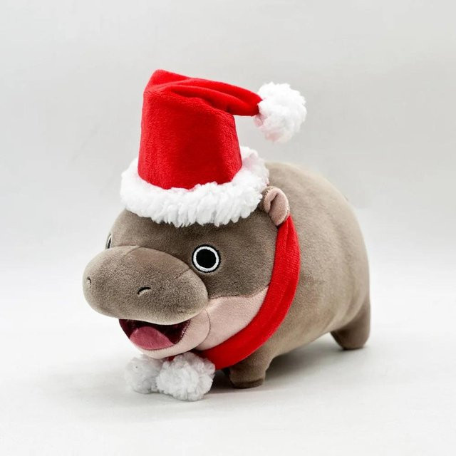 Kidsly Nilpferd Papa, Stoffpuppe, Plüschtier, Grau, 28cm - Bild 1