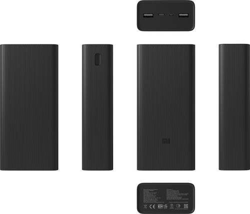 Xiaomi Powerbank 30000 mAh mit USB PD und USB-A/USB-C Anschlüssen Schwarz - Bild 1