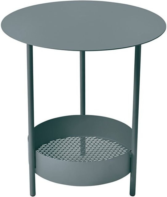 Fermob Salsa kleiner Tisch aus Metall in Blau für den Garten - Bild 1
