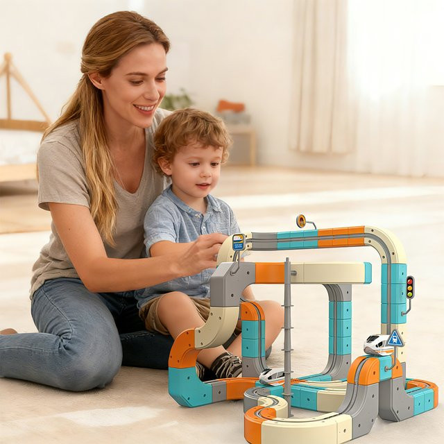 COOLPLAY Magnetische Anziehungsschiene, Elektrische Eisenbahn Bausatz - Bild 1