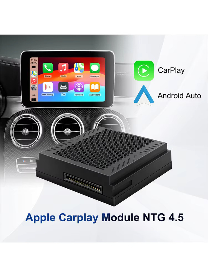 EzoneTronics 2026 Auto AI Box 4-in-1 Kabelloser CarPlay und Android Auto Adapter mit Android TV Box für YouTube und Netflix, Schwarz - Bild 7