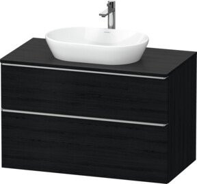 Duravit Waschtischunterschrank D-Neo in Schwarz Matt, B/T/H: 100 x 55 x 66,4 cm - Bild 1