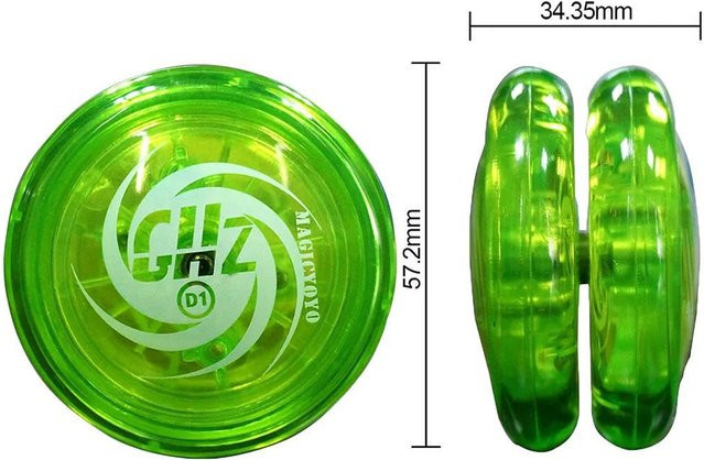 Kidsly Yo-Yo-Ball Yo-Yo-Spielzeug, Grün, ab 6 Jahren - Bild 1