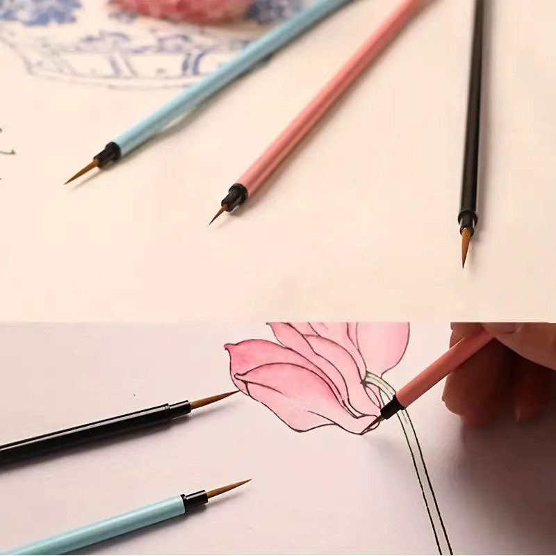 3 Stück professionelle Ultra-Feinlinien-Kunststifte in Mehrfarben für Aquarell und Zeichnungen - Bild 3