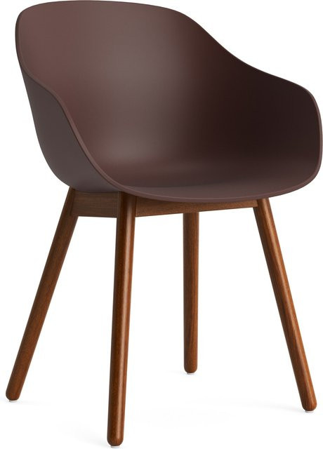 HAY About A Chair AAC 212 mit Armlehnen in Purple und Holzgestell in mattem Design - Bild 1