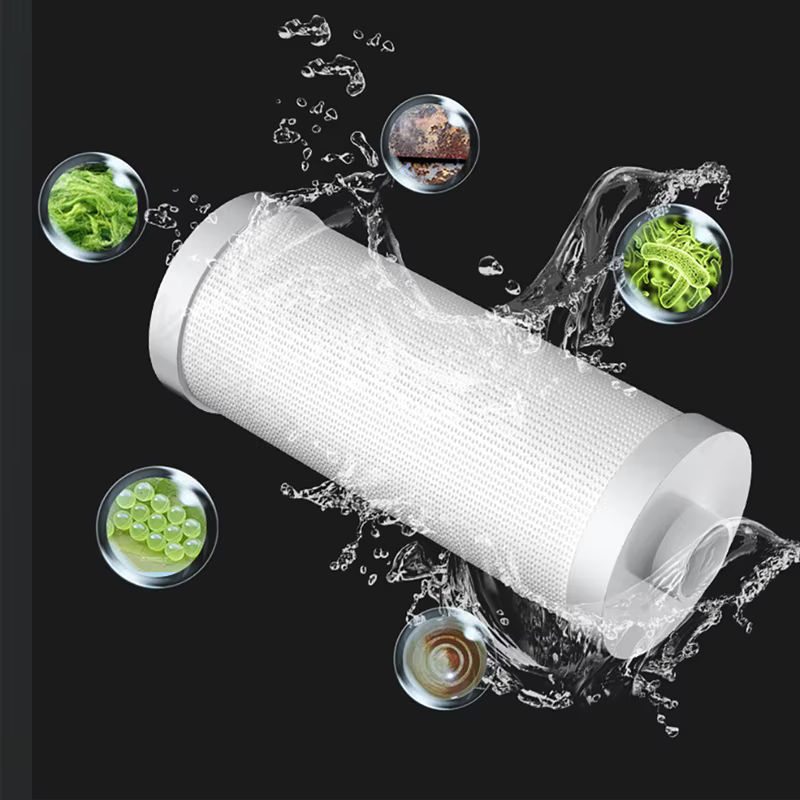 JIANGZILIU Wasserhahn-Vorfilter aus PP-Baumwolle mit hochdichter Filterkartusche für die Wasseraufbereitung an der Dusche - Bild 2