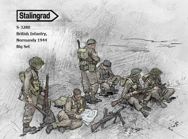 GK Britische Soldaten, Puppenspielzeug, 1/35 Resin-Modellfigur, unmontierter und unbemalter Bausatz - Bild 1