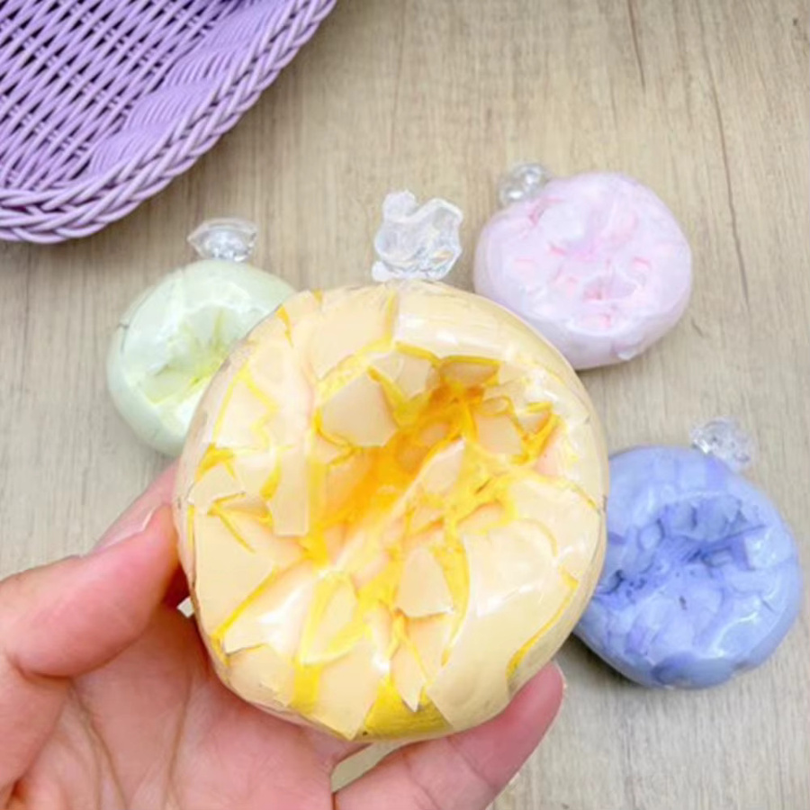Squishy Matcha-Minz-Schokoladen Kugel, Antistress-Quetsch-Sensorik-Fidget-Ball, Weiche Dekompressions-Knisterwachskugel - Bild 5