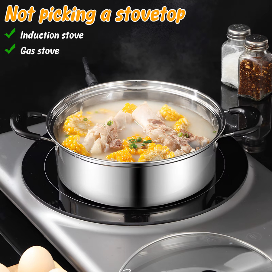 Willstar Eierkocher aus Edelstahl in Silber für 4 pochierte Eier, Mehrzweck-Eierpfeffpfanne und Saucepan - Bild 3