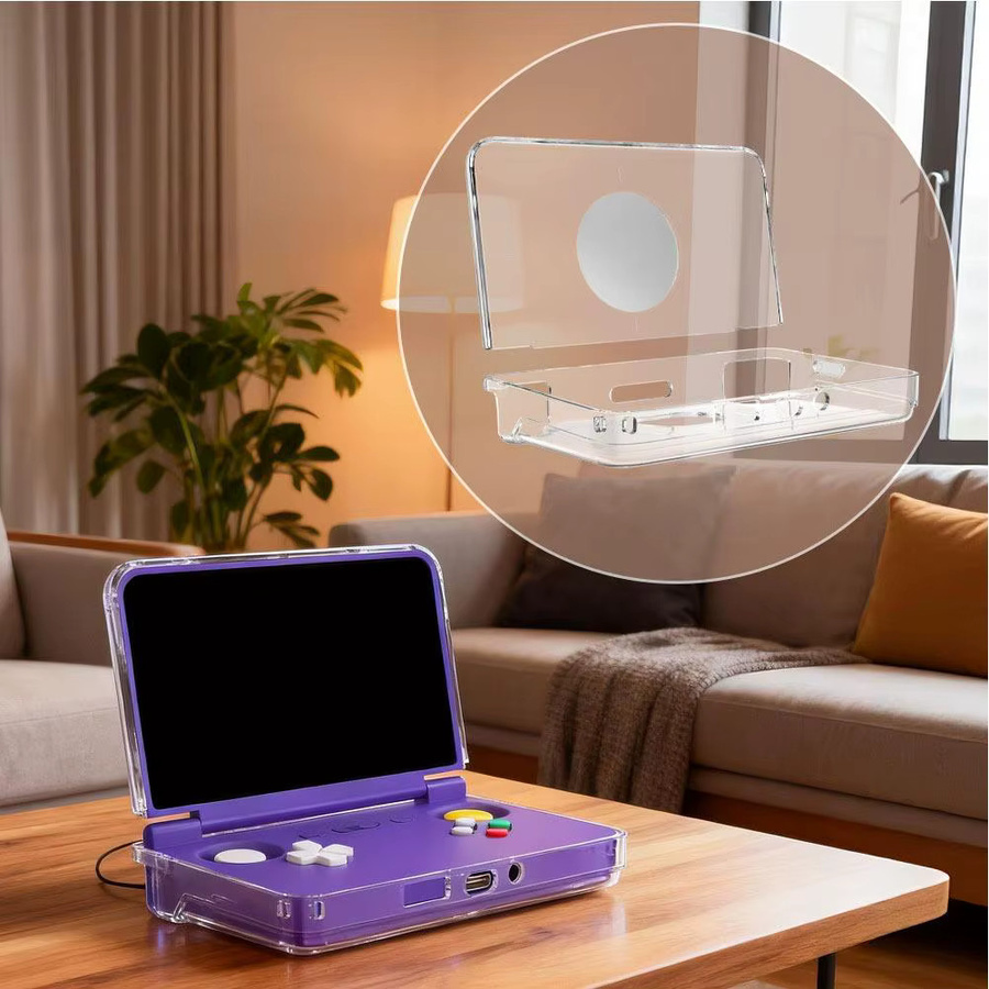 Retroid Schutzhülle für Retroid Pocket Flip 2 aus TPU in Transparent und Grau mit Anti-Drop-Kühlung und verschleißfestem Schutz - Bild 2