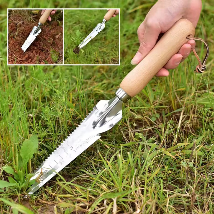 Ninth World Manueller 13-Zoll-Unkrautentferner 5-in-1 Gartenhandwerkzeug - Bild 2