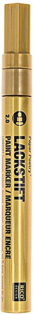 Rico Design Lackmarker Gold mit 2,0 mm Strichstärke - Bild 1