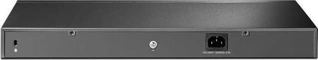 TP-Link JetStream TL-SG3210XHP-M2 Managed Switch mit 8 x 10/100/1000 Ports, 2 x SFP+ und PoE+ (240 W) in Schwarz - Bild 1
