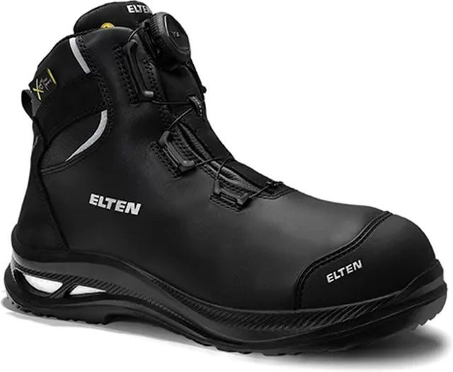 Elten Sicherheitsstiefel Terence XXG Pro Boa M Black Mid ESD S3S Hi Gr. 41 aus Rindleder in Schwarz - Bild 1