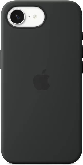 Apple Silikon Case für iPhone 16e in Schwarz - Bild 1