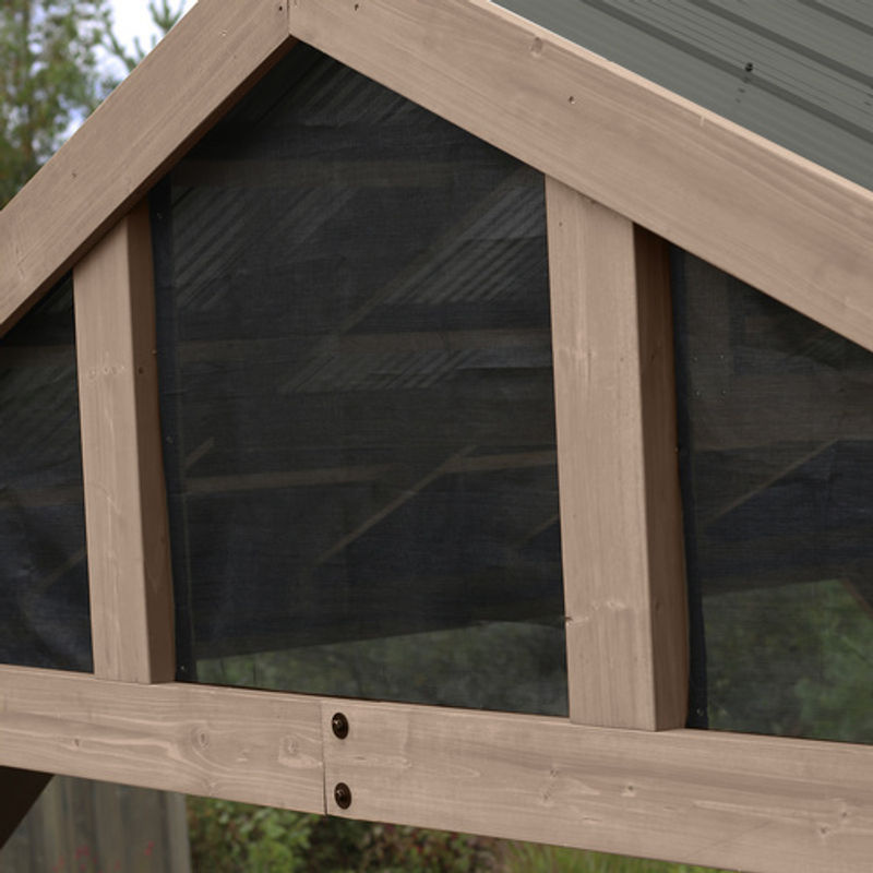 Westmann Moskitonetz für Holzpavillon Yukon, B/L: 366 x 427 cm, schwarz - Bild 3