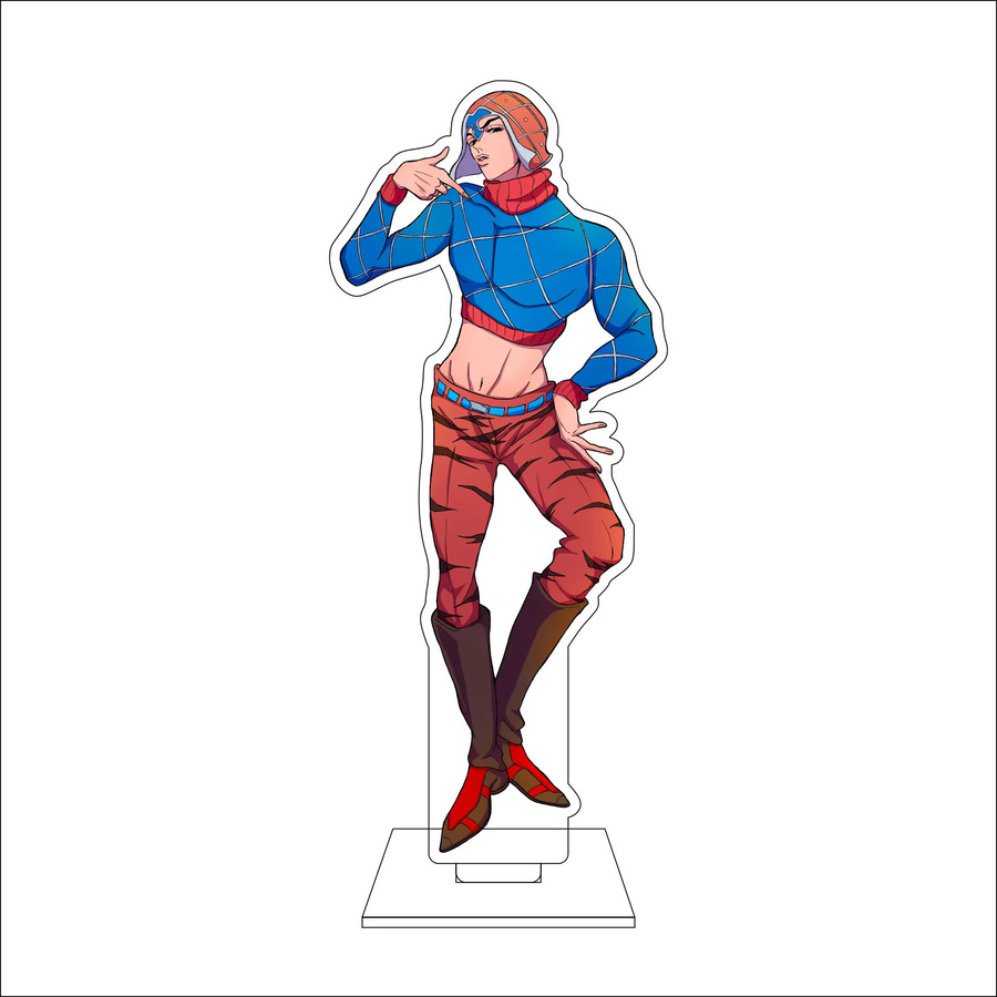 Bandai JoJo's Bizarre Adventure Acryl-Figur Ständerplatte, 16cm - Bild 2