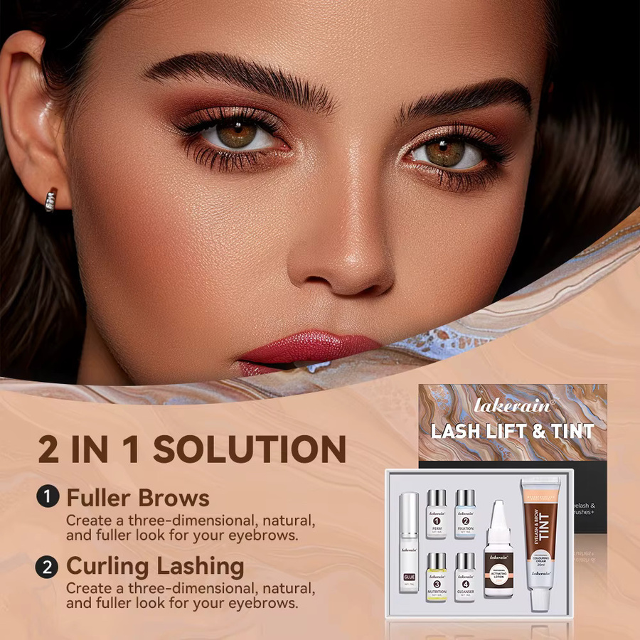 ibcccndc Wimpernlift- und Tönungsset, Unisex - Bild 3