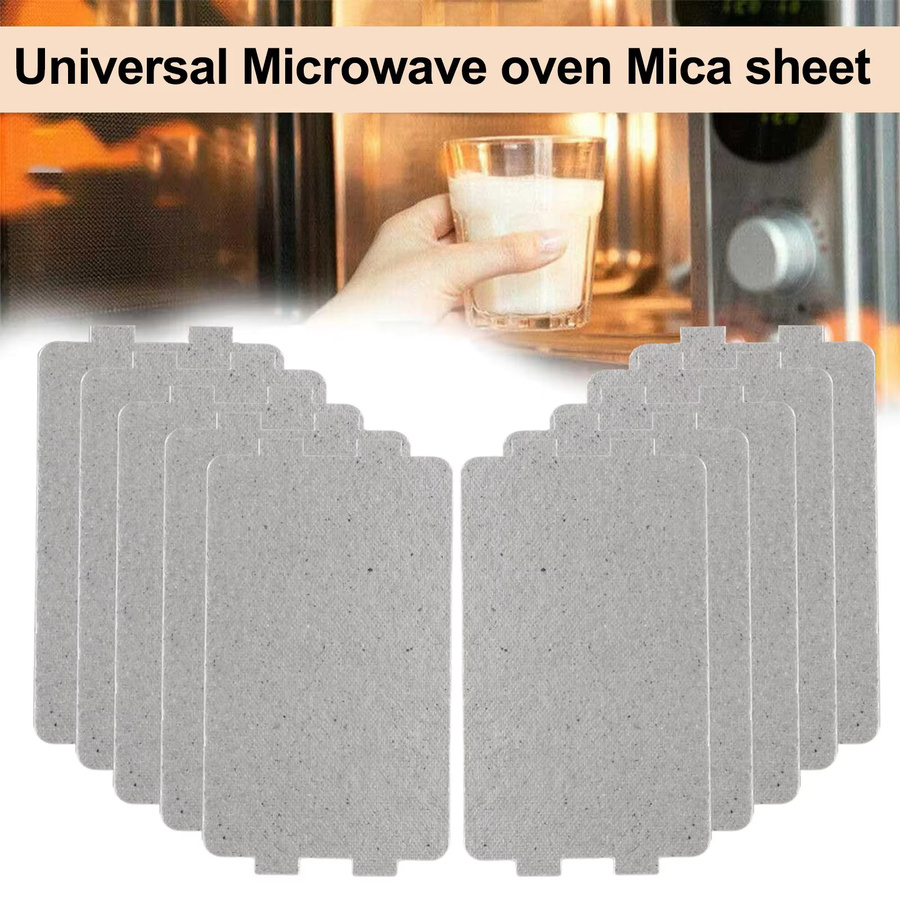 10 Stück Mikrowelle Glimmer Platten Wellenleiter Abdeckung von DAZZLEEX in Grau - Bild 2