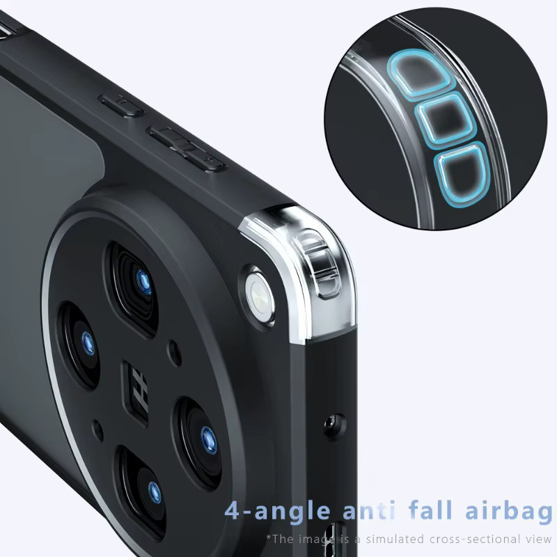 Stoßfeste Handyhülle aus Acryl und PC für dein OPPO Find X9 Ultra in Transparent Matt - Bild 4
