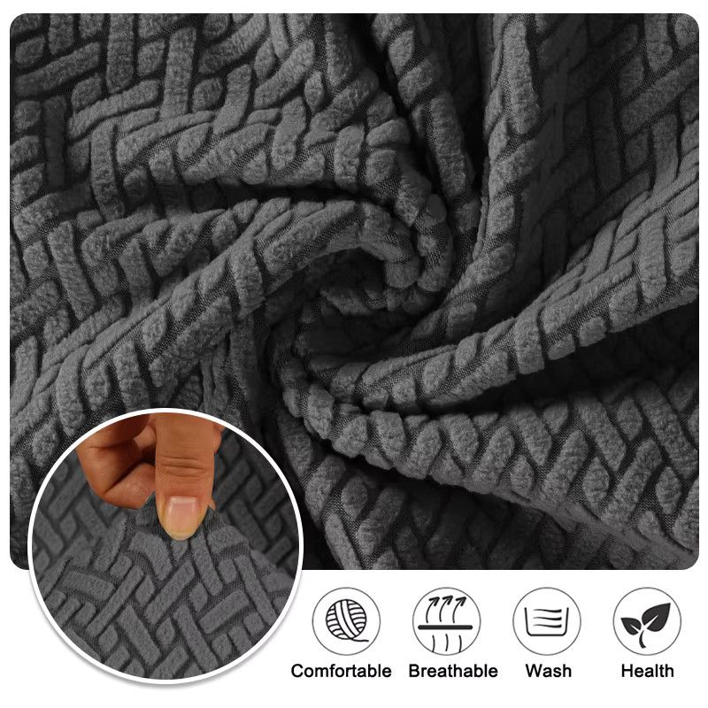 Leorate Jacquard-Polyester-Sesselbezug für 1-Sitzer, elastischer Möbelbezug für dein Wohnzimmer - Bild 2