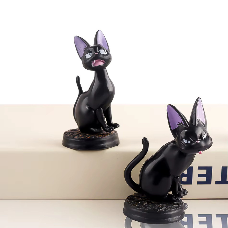 Bandai Hayao Miyazaki Jiji Schwarze Katze, Actionfigur, 6-teiliges Set - Bild 2