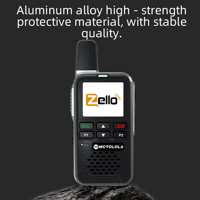 Motorola 4G POC Zello Walkie-Talkie mit Android 8.1 System, Aluminiumlegierung, Schwarz, Wi-Fi und Bluetooth - Bild 3