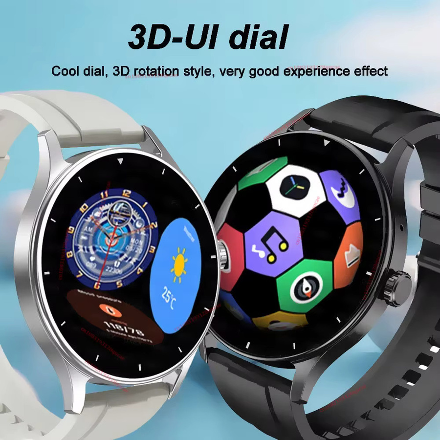 Ola Esporte Smartwatch Hw12 Plus in Silber mit 1.52 Zoll HD Display, Bluetooth-Anrufen und Gesundheits-Tracker für Herren und Damen - Bild 1