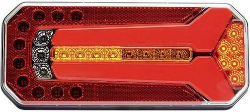 WAS Anhänger-Rückleuchte mit Klarglas für Blinker, Bremslicht und Rücklicht, links und rechts, 12V/24V, Mehrfarbig - Bild 1