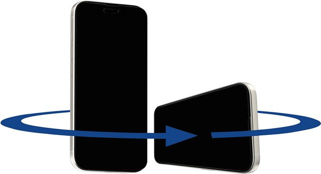 Anank Privacy-Schutzfolie 1X Reinforced 360 Sicherheitsglas für Apple iPhone 15 Pro, transparent, 2.5D mit Vollkleber - Bild 1
