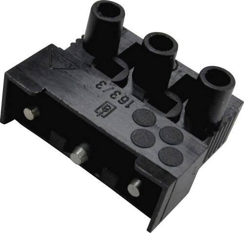 Adels-Contact Verbindungsklemme ST/3 DS 12263 163 Schwarz mit 3 Polen für flexible und starre Leiter bis 2,5 mm² - Bild 1