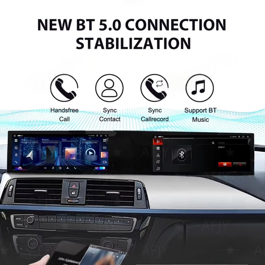 YANFU Dual-Screen Android Multimedia-Player mit GPS und Carplay für BMW 3er F30 F31 und 4er F32 F34 F36, 21 Zoll, Schwarz - Bild 6