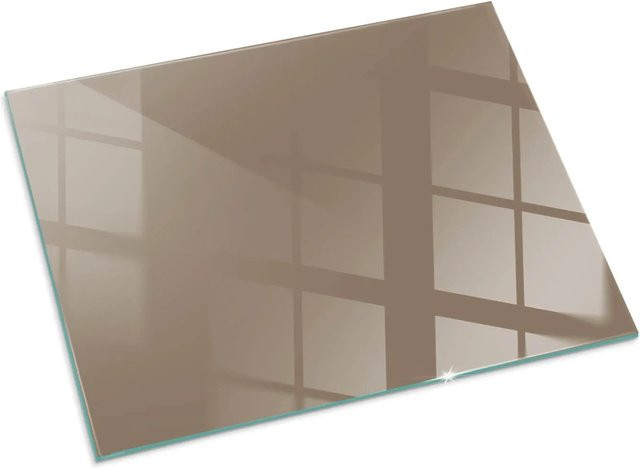 Tulup Glasplatte für Kaminöfen in Braun, B/T/H: 80 x 60 cm - Bild 1