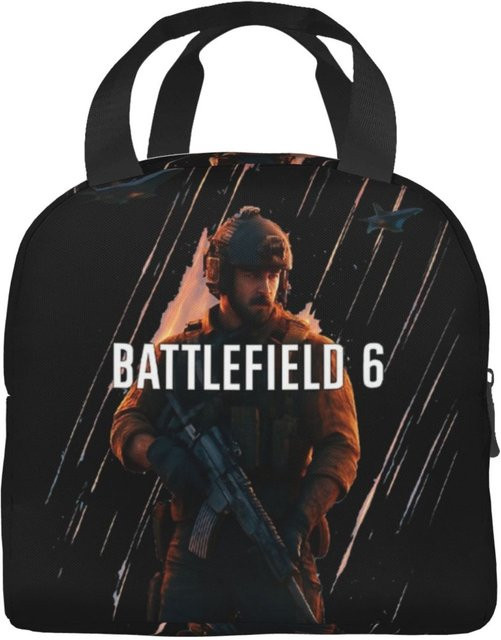 Isolierte Lunchtasche Battlefield 6 von Fancy Style Studio, Mehrfarbig, Thermische Bento-Box für Reisen - Bild 1