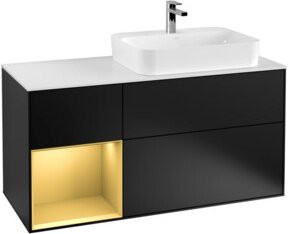 V&B Waschtischunterschrank Finion in Weiß lackiert, B/T/H: 120 x 50,1 x 50,1 cm - Bild 1