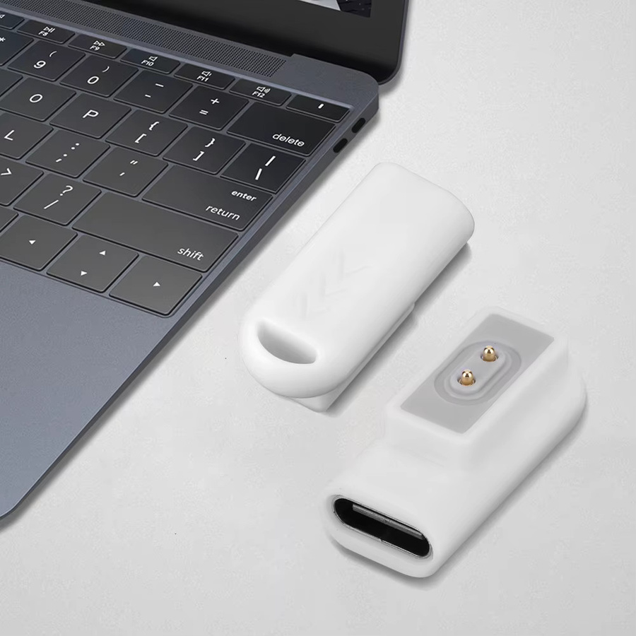 ALLOET USB-C Ladeadapter für Xiaomi Redmi Watch 4 mit 90-Grad-Winkel in Weiß - Bild 4