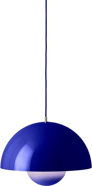 &Tradition Flowerpot VP7 Hängeleuchte in Blau aus Metall mit E27 Fassung - Bild 1