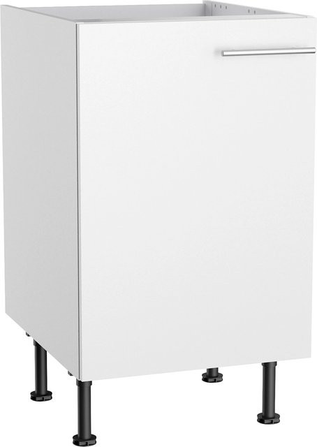 Optifit Küchen-Spülenunterschrank Bengt in Weiß matt mit Feinstruktur, B/T/H: 50 x 58,4 x 87 cm - Bild 1